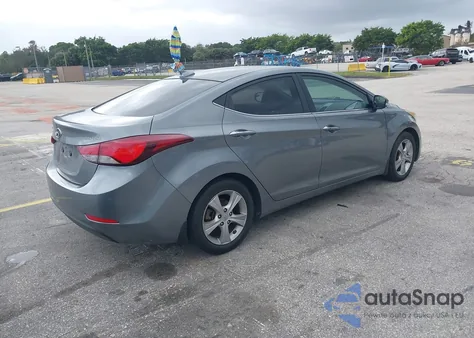 2016 Hyundai Elantra Value Edition from USA, damaged, VIN KMHDH4AE7GU592510